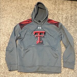 Under Armour  Loose Pull Over Hoodie Size M Texas Tech Lone Survivor